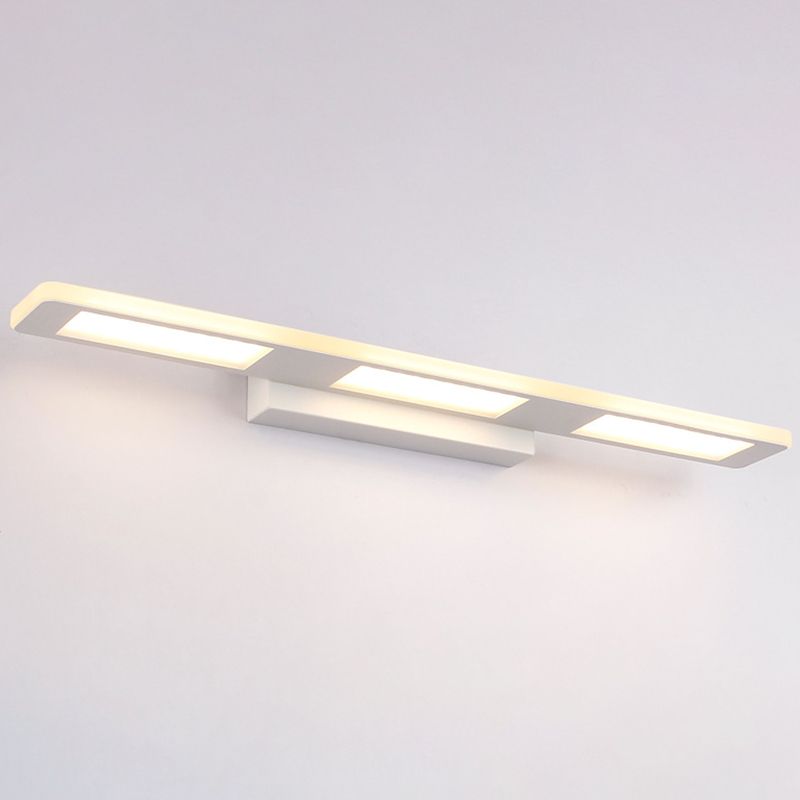 Accesorios de iluminación de pared geométrica acrílica Minimalismo Luz de montaje de pared LED en blanco