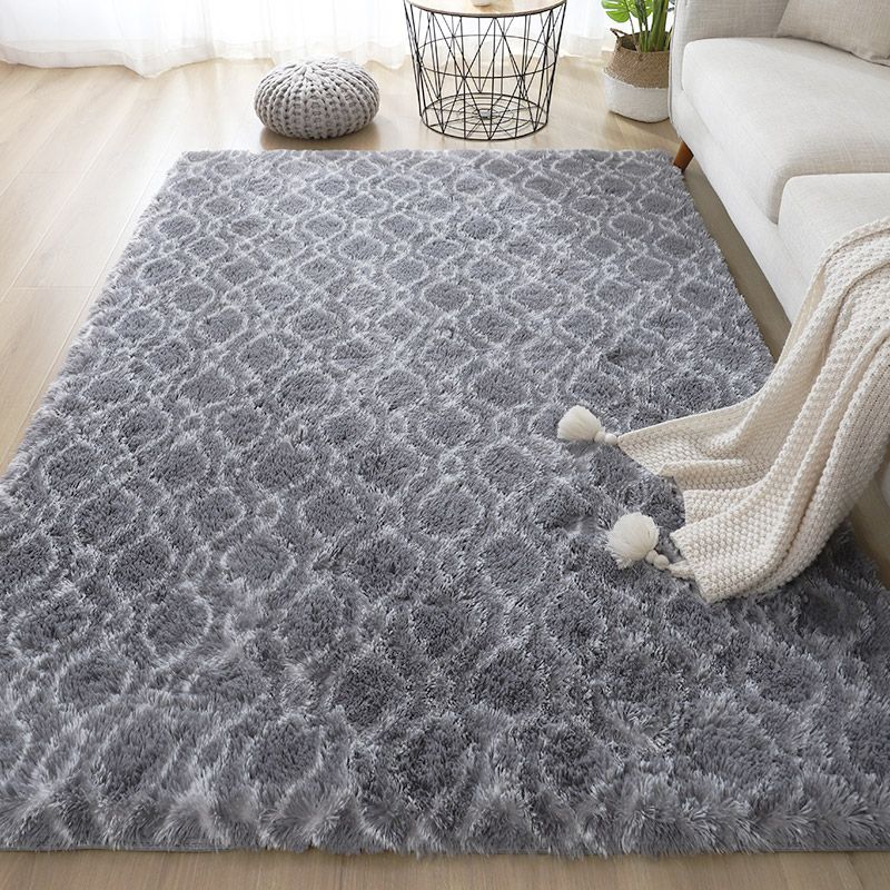 Trellis simple Trellis Multi Color Modern Rug Synthetics Not Slip Backing Easy Care Care pour le salon