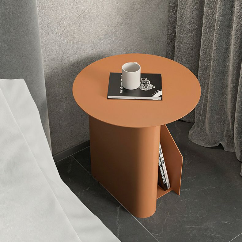 Metal Bed Nightstand Contemporary Bedside Cabinet for Bedroom