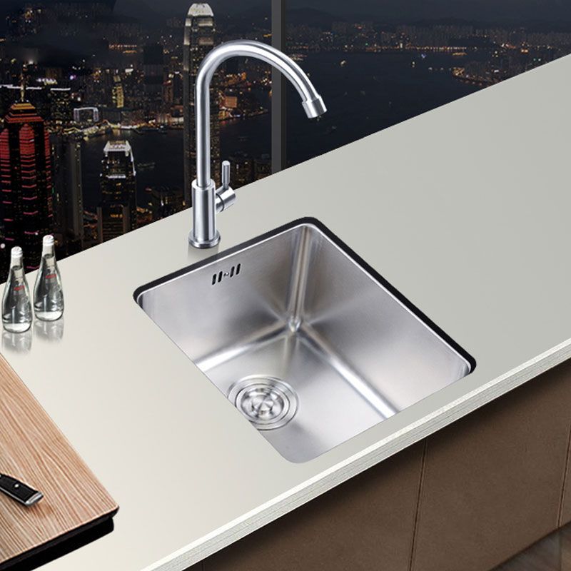 Classic Single Basin Sink Stainless Steel Workstation Sink with Faucet