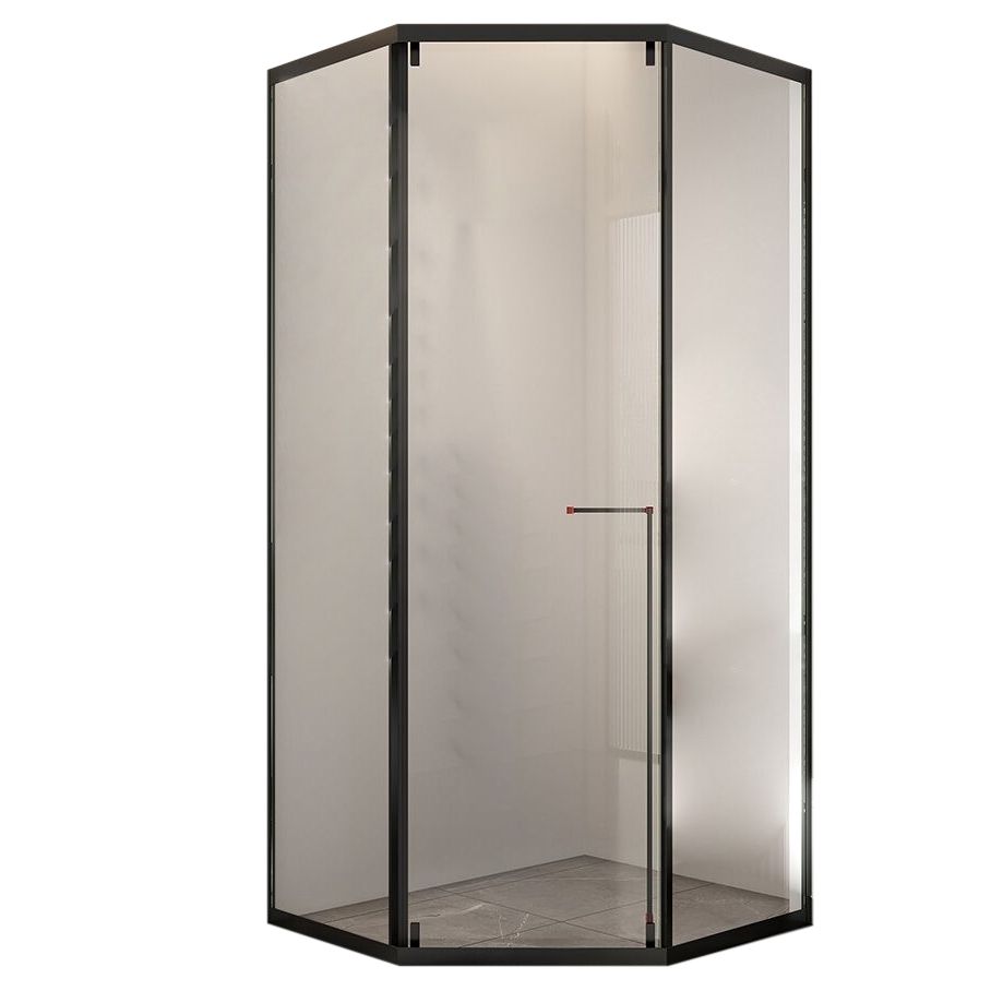 Full Frame Single Sliding Shower Door Clear Glass Shower Door