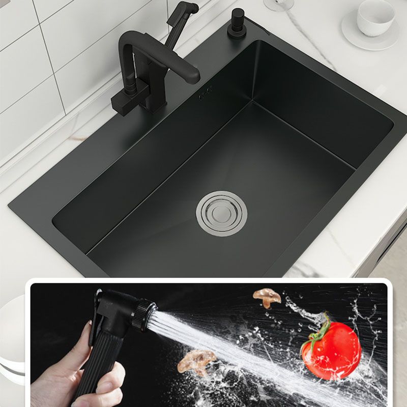 Modern Kitchen Faucet Stainless Rectangular Water Purification Kitchen Faucet