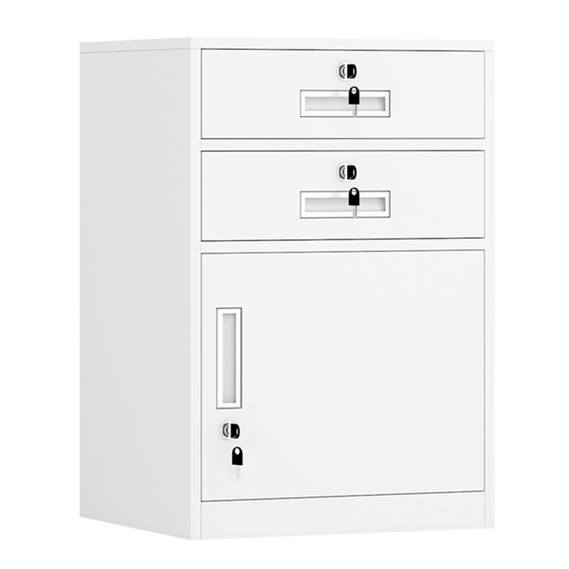 Modern Cabinet Metal Locking Drawers and Storage File Cabinet