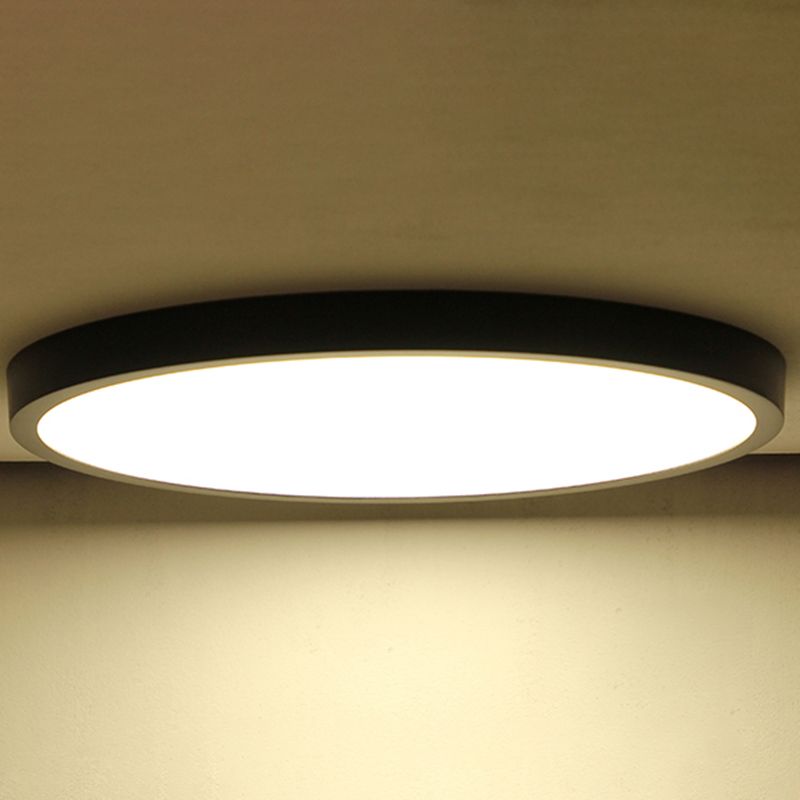 Metall-Rundschirm, Unterputzleuchte, moderner LED-Stil, 1 Kopf, Unterputzmontage