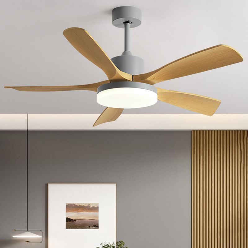 Simplicity 6-Blade Ceiling Fan Lighting with ABS for Dining Room