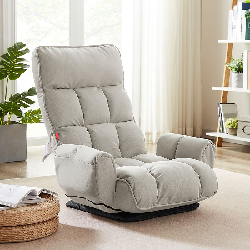 Faux Leather Swivel Standard Recliner Metal Frame Recliner Chair