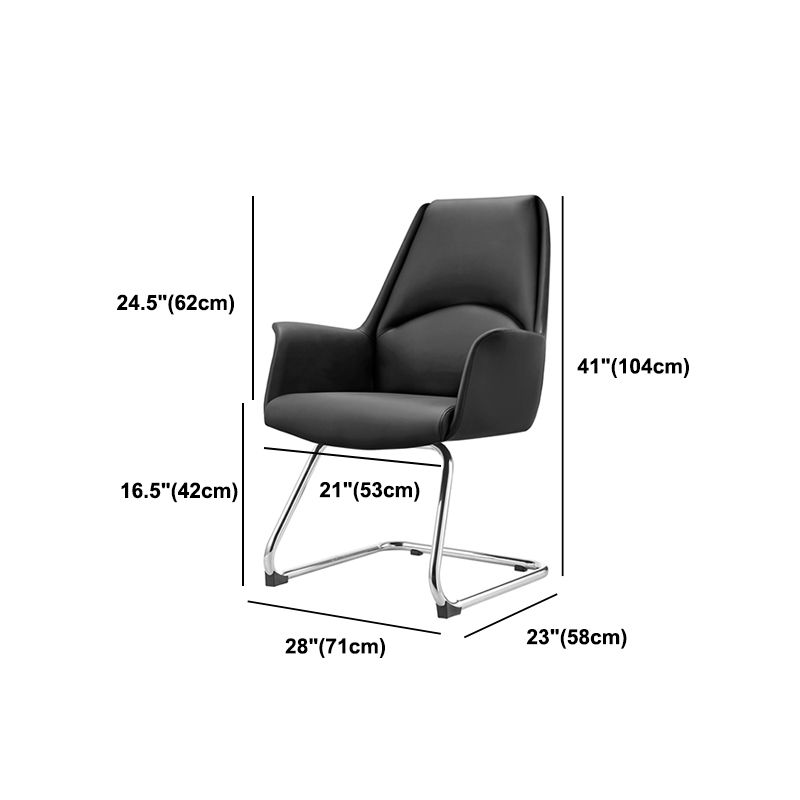 Ergonomic Executive Task Chair Contemporary Padded Arms Office Chair