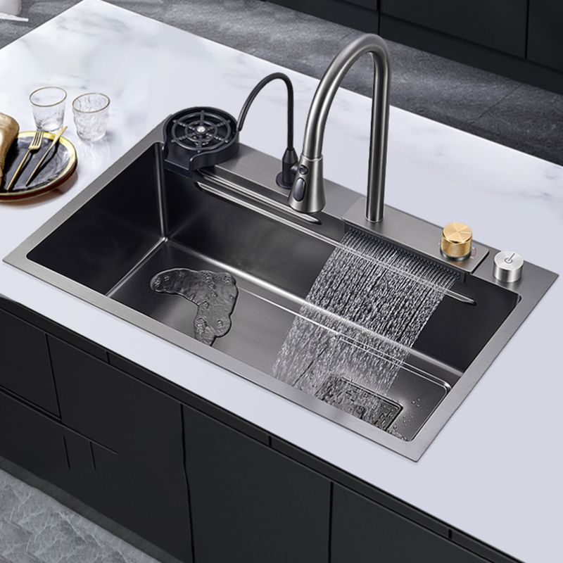 Classic Style Kitchen Sink Corrosion Resistant Kitchen Sink with Drain Assembly