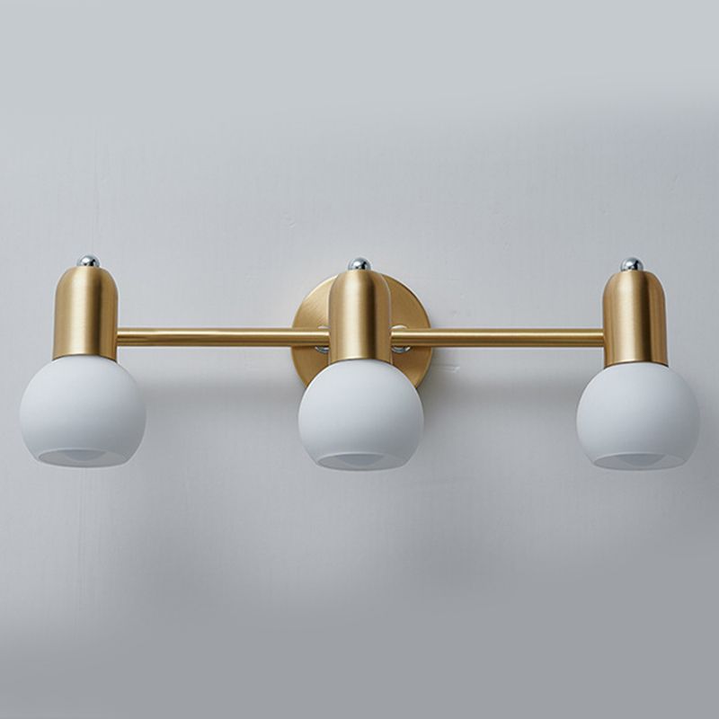 Wall Light Fixture Modern Metal Wall Mounted Lighting for Washroom