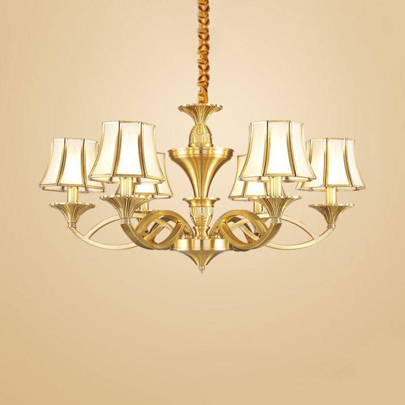 Lampadella a vetro a forma di conica Accensione Classic Living Classic Lipente in oro