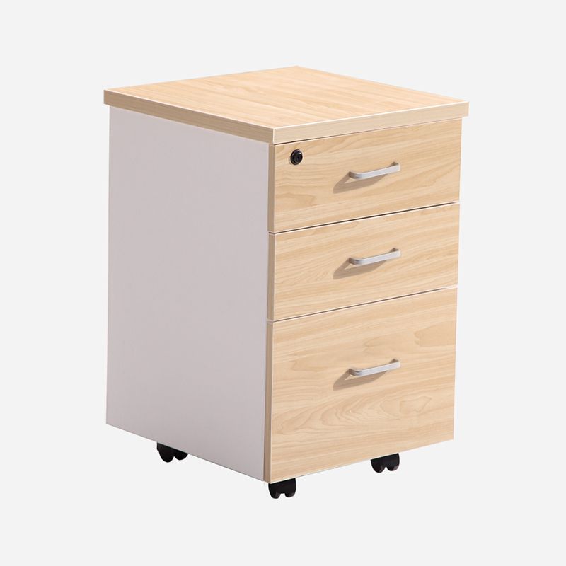 Modern Style Vertical Filing Cabinet Wood Filing Cabinet with Locking Storage