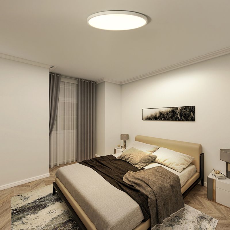 Round Flush Mount Lamp Modern Minimalist Flush Mount Ceiling Light for Living Room