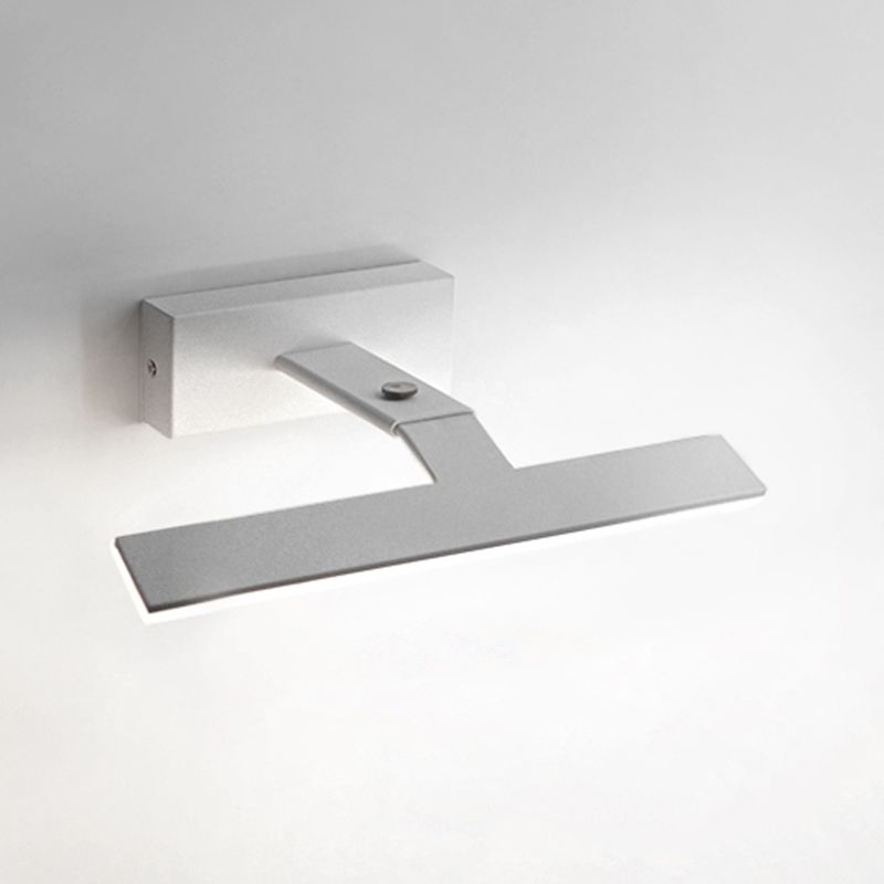 Armed Vanity Wall Light Fixtures Nordic Minimalist Style Aluminum Single Vanity Light