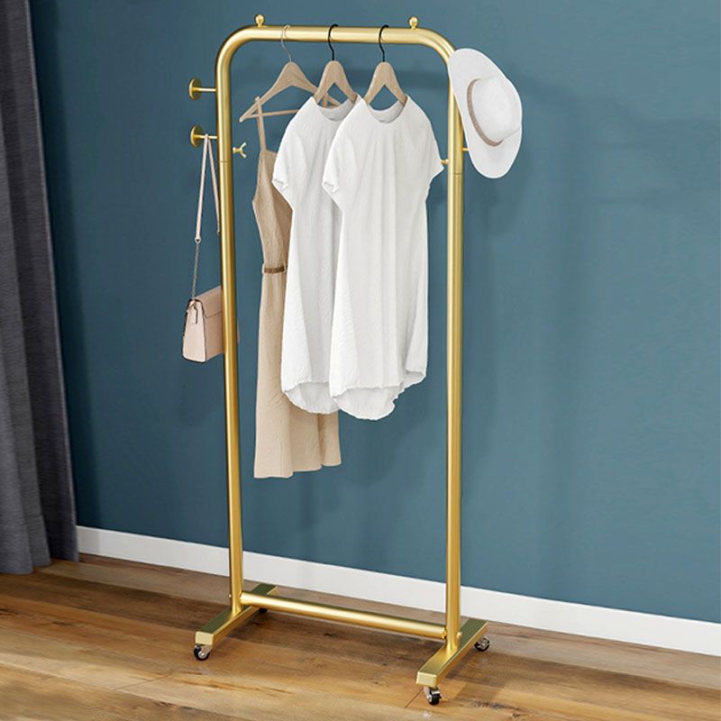 Gorgeous Metal Coat Rack Simple Plian Coat Hooks Coat Rack With Castors