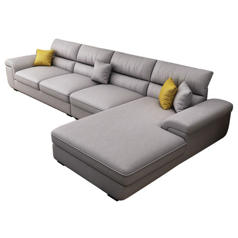 Casual Removable Cushions Sectionals 37.4"H Pillow Top Arm Sofa with 4 Pillows