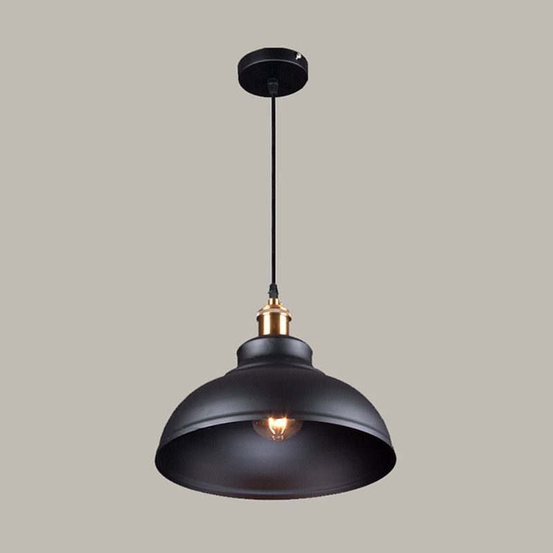 Painted Metal Pendant Lighting Industrial Style Restaurant Pendant Ceiling Light