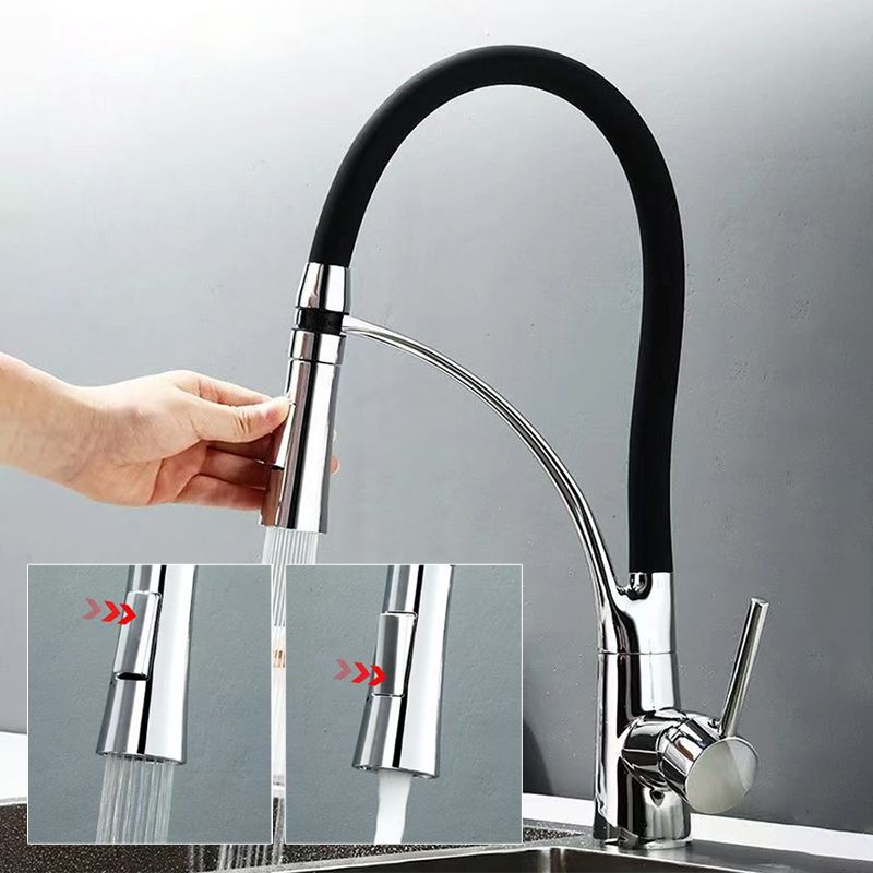 Modern 1-Handle Faucets Copper Touchless with Water Dispenser Standard Kitchen Faucet