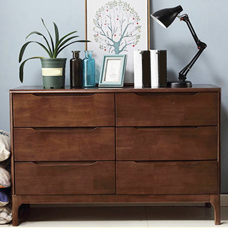 16" W Solid Wood Storage Chest Modern Storage Chest Dresser with Drawers