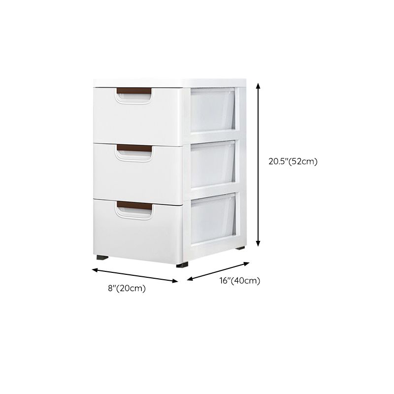 Contemporary Kids Dressers Plastic Vertical Nursery Dresser with Drawers for Home