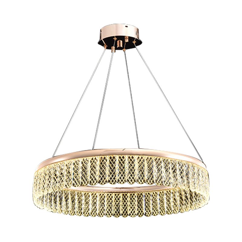 Ring Hanging Light Kit Modern Style Metal Multi Lights Hanging Ceiling Lights