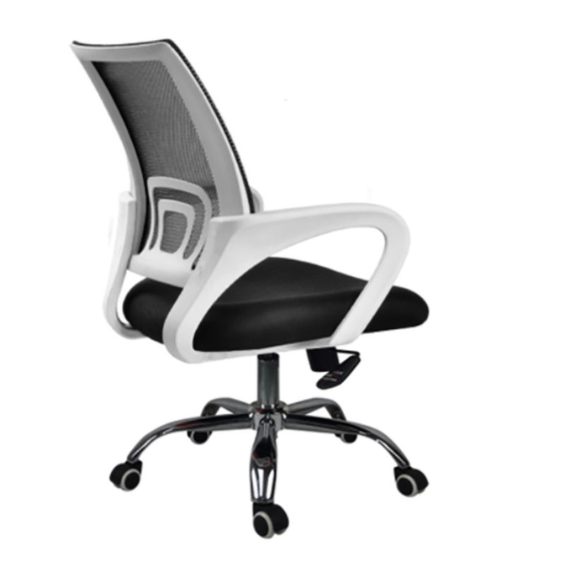 Ergonomic Mesh Desk Chair Fixed Arms Office Chair with Wheels