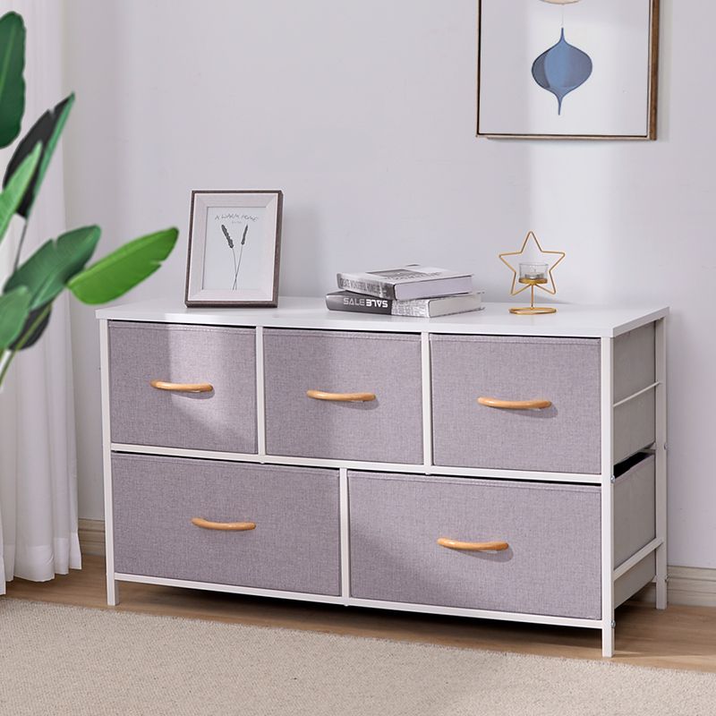 Contemporary Chest with Metal Legs Chest with Drawers for Bedroom