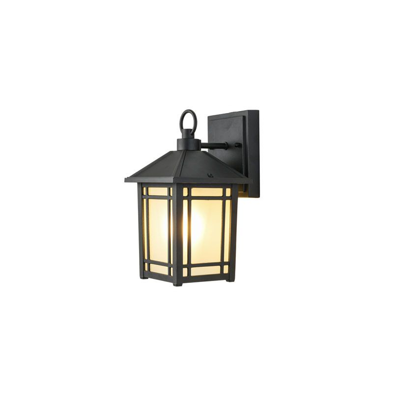 Black Industrial Sconce Light Fixtures Wrought Iron Wall Lamp Sconce for Hallway