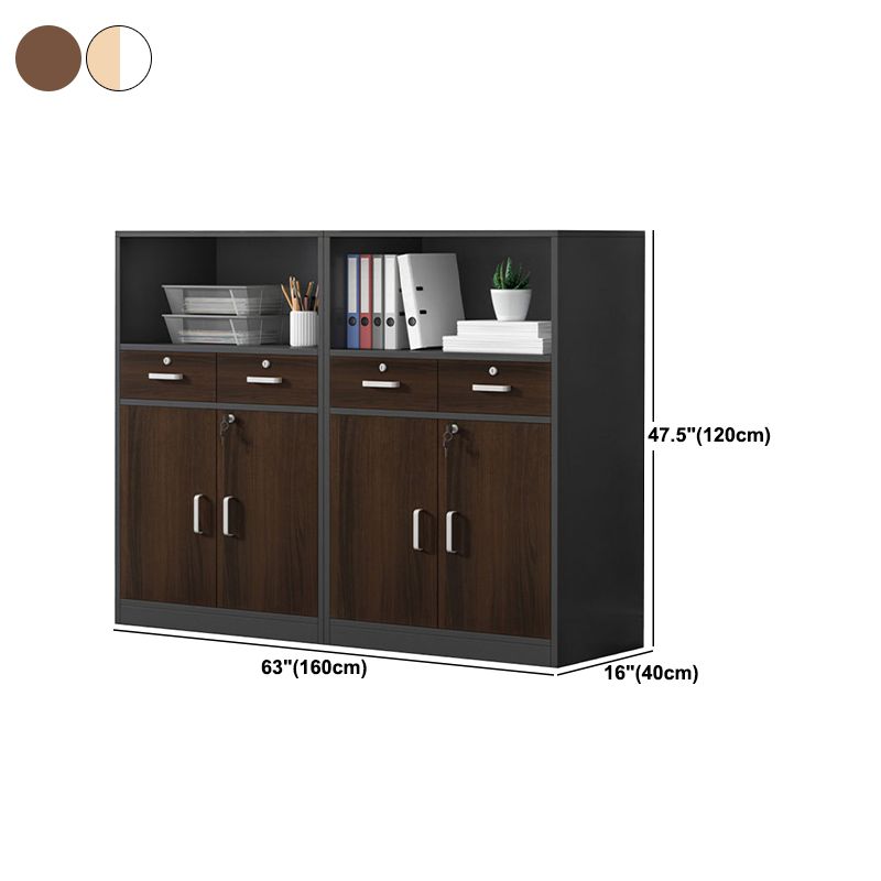 Storage Shelves File Cabinet Wood Contemporary Vertical Locking File Cabinet