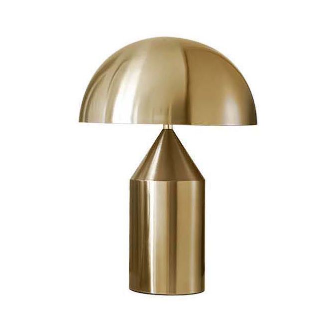 Round Shape Metal Table Lamp Modern Style 1-Light Table Lamp Fixtures
