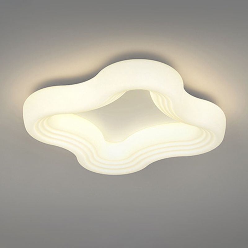 LED Modernism Ceiling Light Flush Mount White Lighting for Restaurant