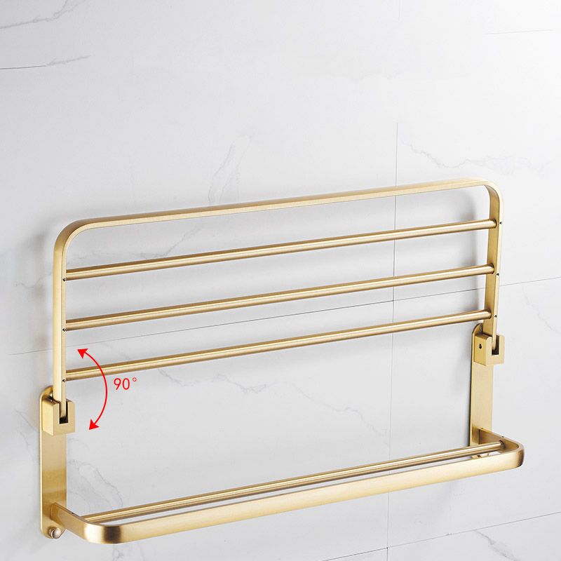 Modern Gold Bathroom Accessory Kit Towel Bar Bath Shelf Bath Hardware Set