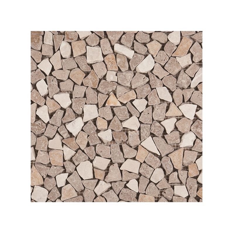 Modern Gravel Stick Wallpaper Panel Set for Kitchen 3.4-sq ft Wall Decor in Pastel Color