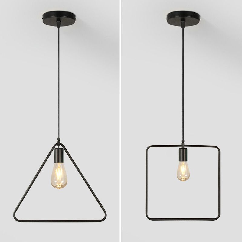 Industrial Minimalist Geometric Farmhouse Ceiling Light for Dining Room Coffee Shop