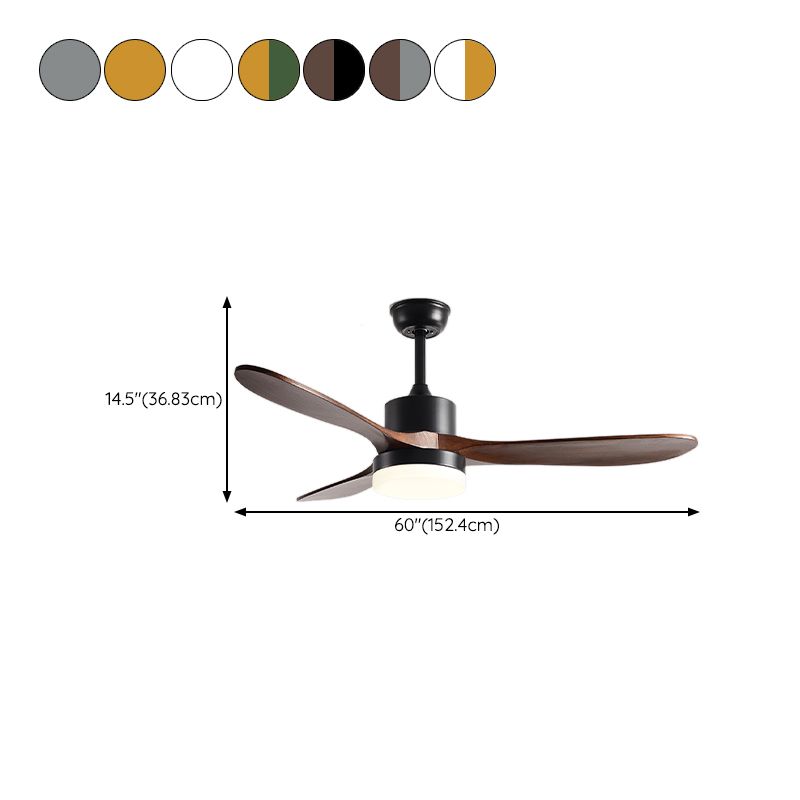 Fan Shape Metal Ceiling Fan Kid Style 1 Light Ceiling Mount Fans Fixtures for Living Room