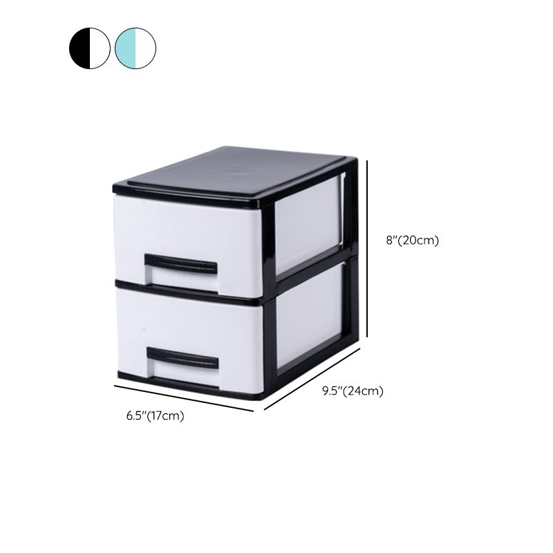 Vertical Drawers File Cabinet Plastic Modern File Cabinet for Home and Office