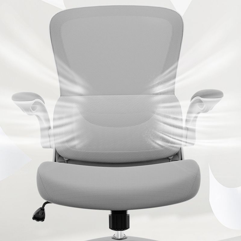 Removable Arms Desk Chair Modern No Distressing Ergonomic Slide Chair with Wheels