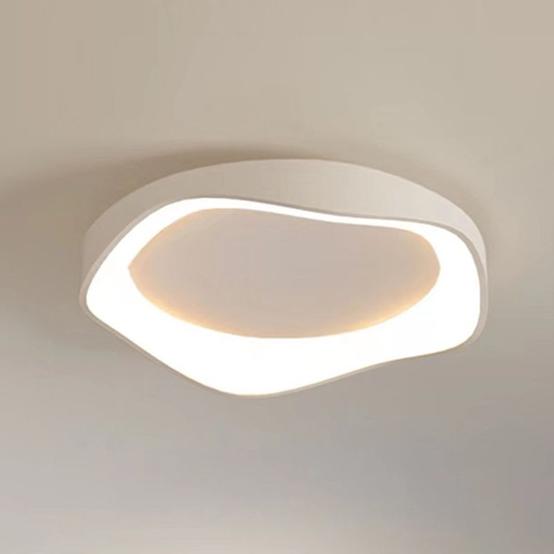 LED Ceiling Light Modern White Ceiling Mount Light with Acrylic Shade for Bedroom