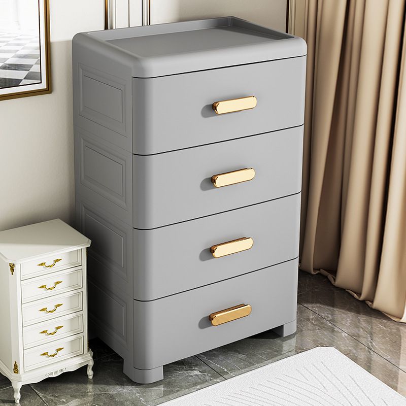 Modern Nursery Dresser Plastic Kids Furniture with Drawers for Bedroom