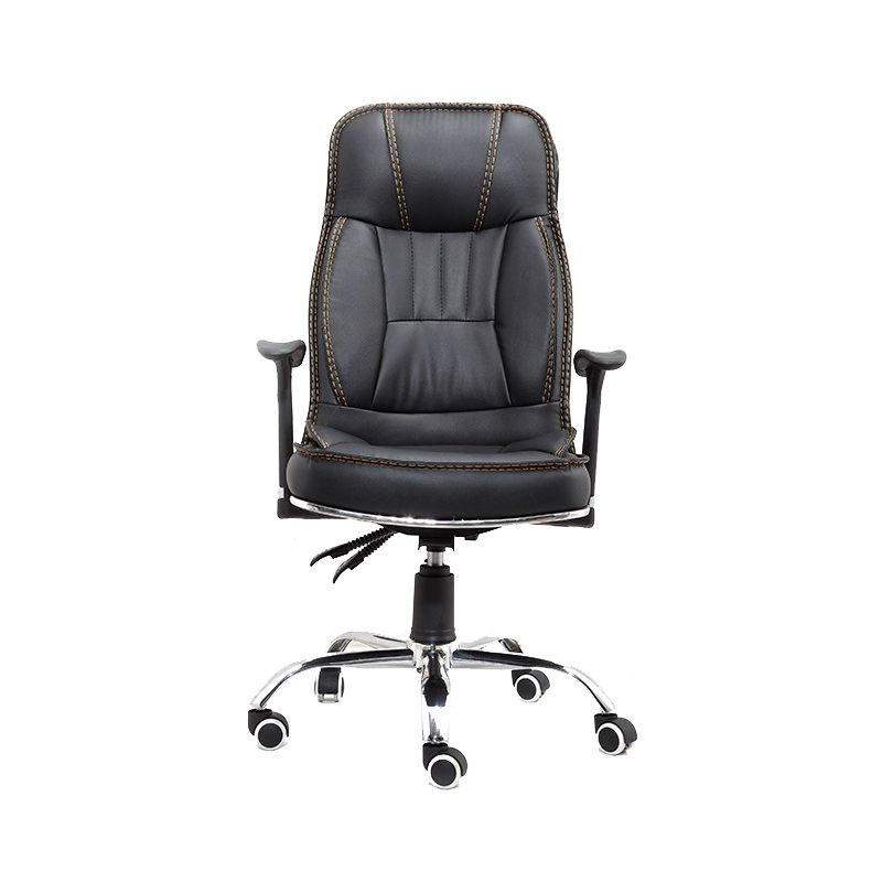 Black Contemporary Executive Chair Upholstered Managers Chair