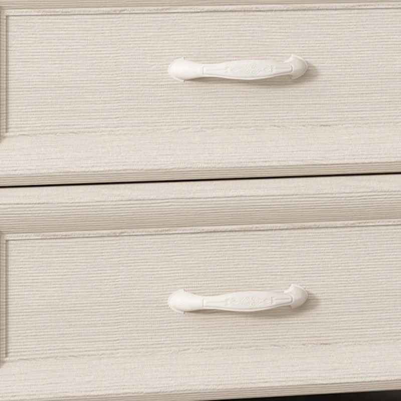 White Colour Plastic Wardrobe Cloth Rod Included Youth Armoire for Home