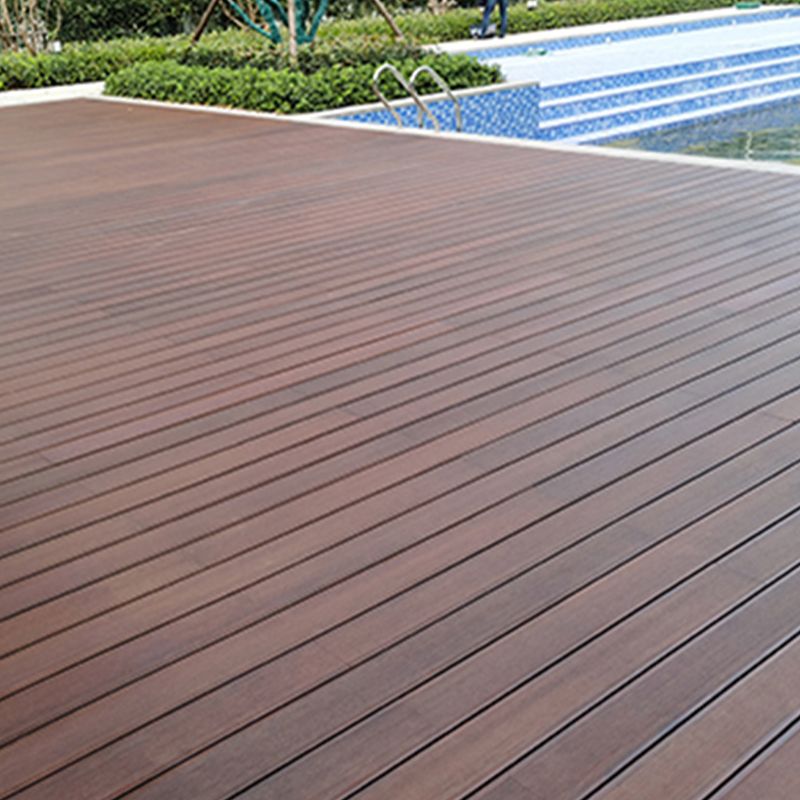 Contemporary Water Resistant Floor Tile Smooth Click Lock Engineered Wood for Patio Garden