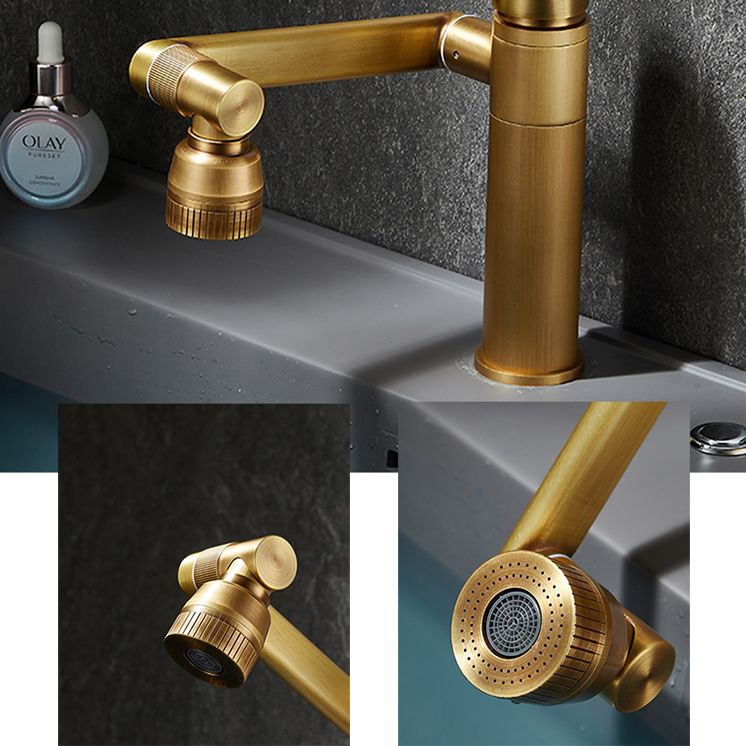 Farmhouse Wide Spread Bathroom Faucet Brass 1-Handle Lavatory Faucet