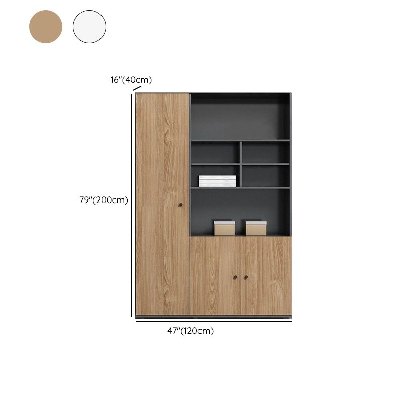 Contemporary Engineered Wood Filing Cabinet Vertical File Cabinet