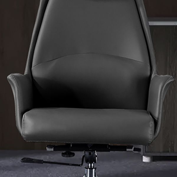 20" Wide Modern Managers Chair Leather High Back Executive Chair