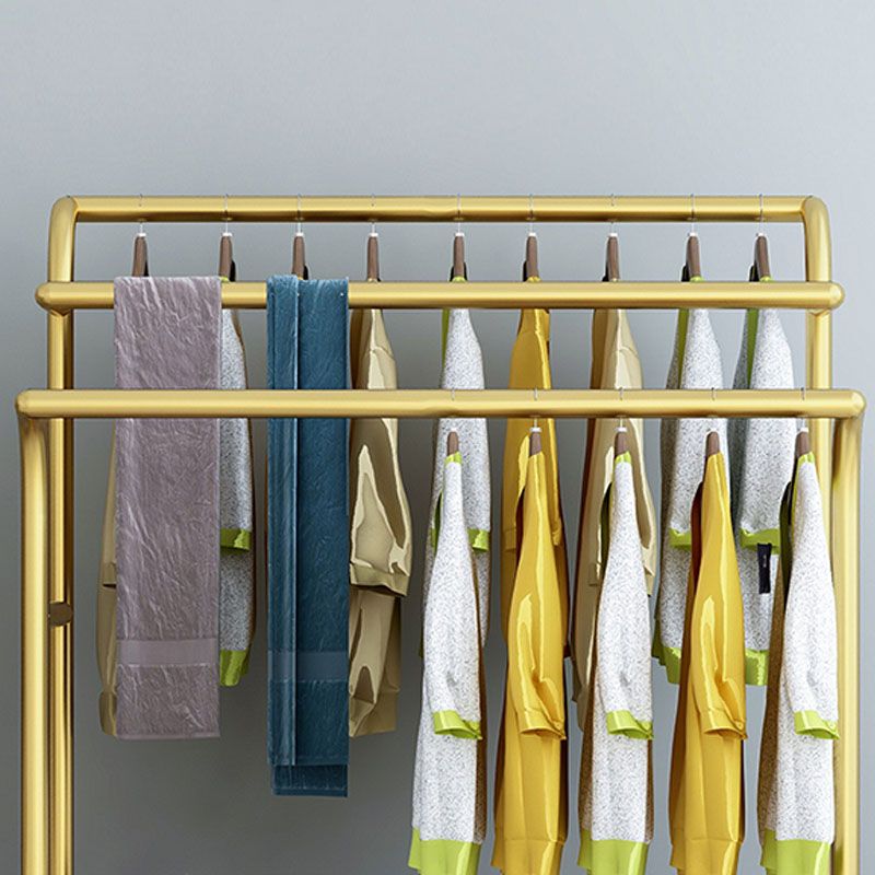 Modern Metal Coat Hanger 3 Hanging Rails and Lower Shelf Hall Stand