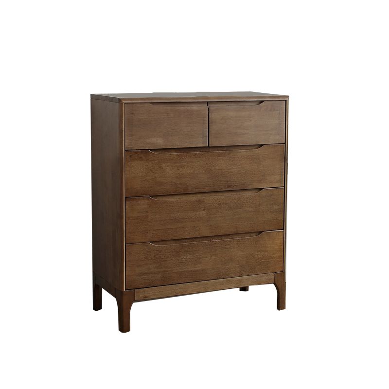 16" D Solid Wood Storage Chest Bedroom Storage Chest Dresser with Drawers