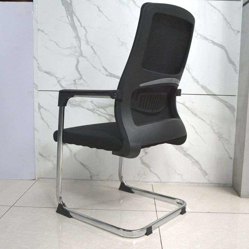 22"W Contemporary Desk Chair Breathable AirGrid Fixed Arms Office Chair