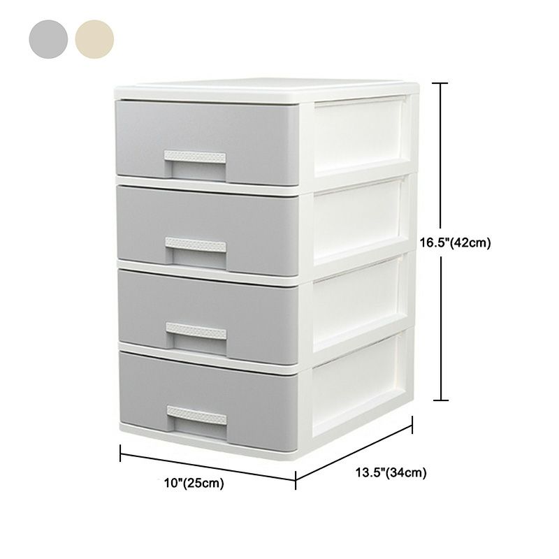 Contemporary File Cabinet Vertical Plastic File Cabinet with Drawers