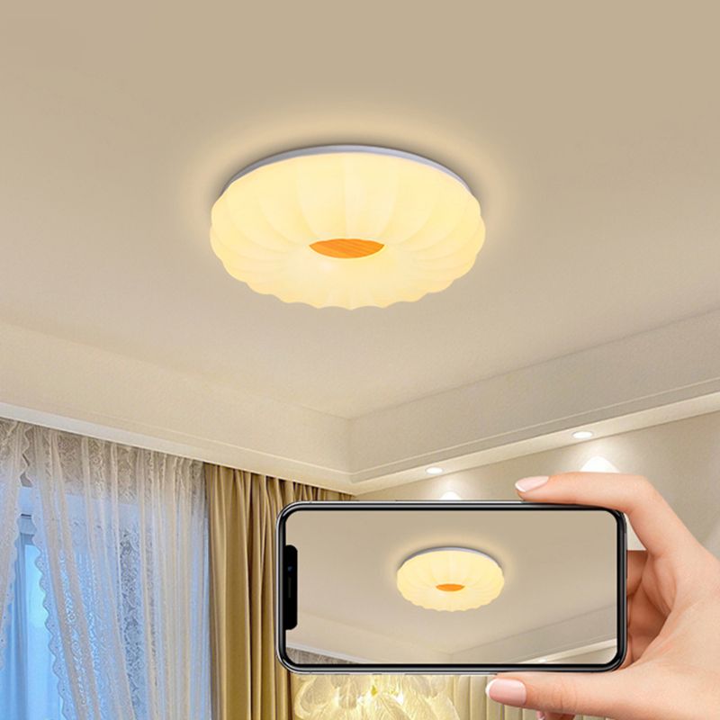 Nordic Style Metal Flush Mount Ceiling Light Fixture for Bedroom