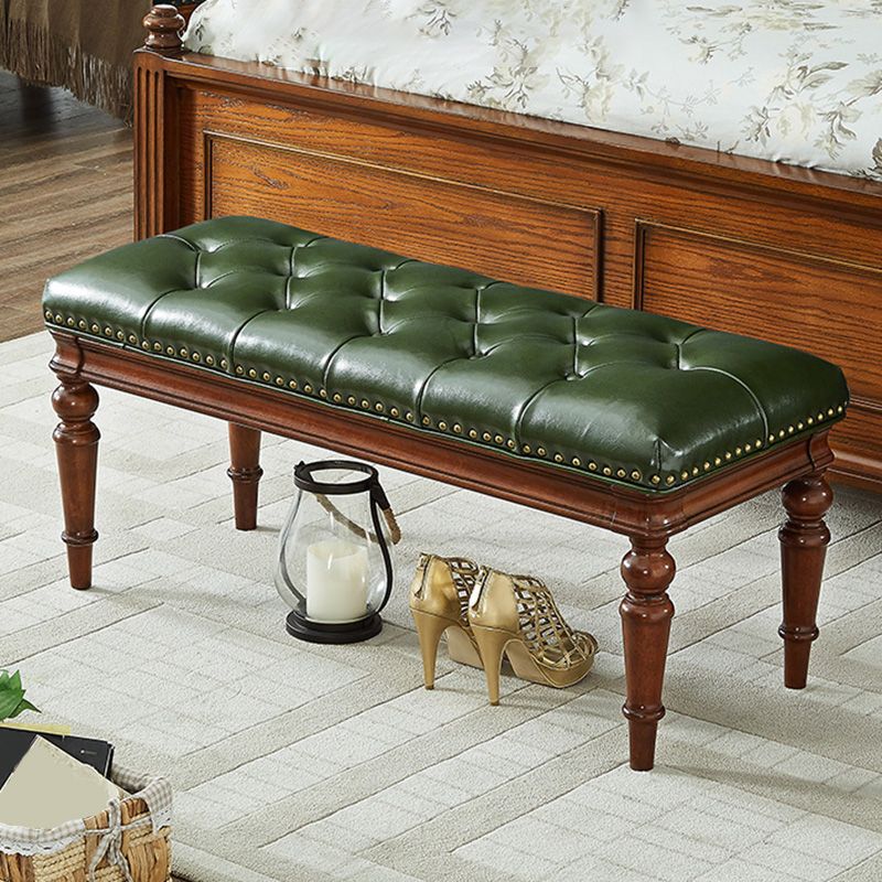 16.1" Wide Upholstered Seating Bench Traditional Entryway and Bedroom Bench with Cushioned